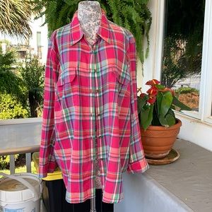 Chaps 3x shirt soft and luxurious. Hardly worn. Lost weight,plus bought many!